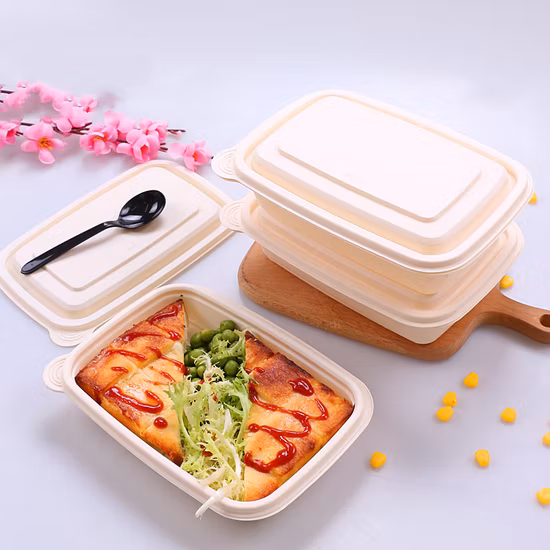 Vaisselle biodégradable à emporter jetable
