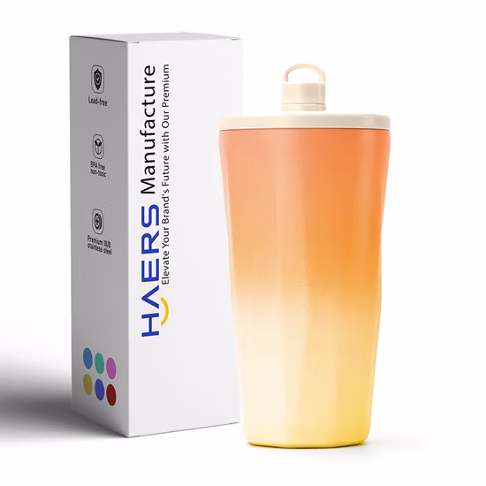 Chine vente en gros 350 ml 16 oz personnalisé en acier inoxydable 304 tasse thermique de café de voyage isolée sous vide étanche